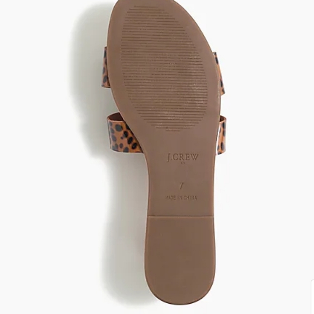 J CREW TORTOISE BEACHSIDE SLIDE SANDALS - Picture 4 of 4